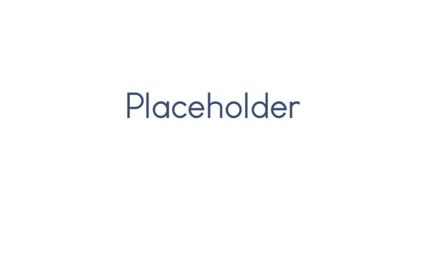 Placeholder placard