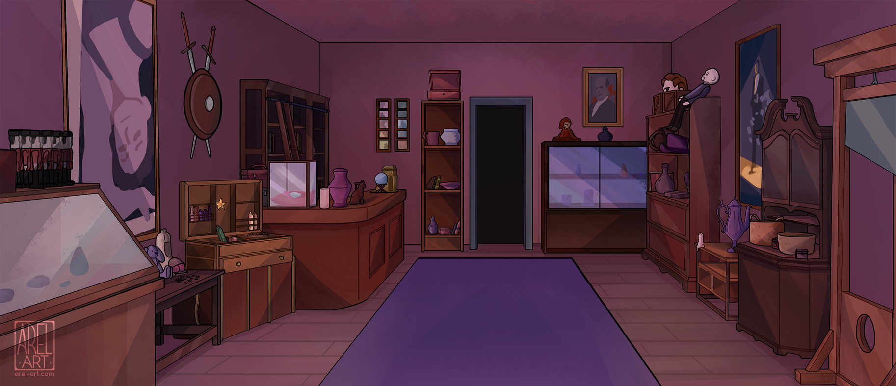 Interior magic shop, 2025